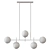 Kovacs Alluria Linear Chandelier 3D model small image 2