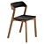 Elegant Merano Chair: Harmony in Wood 3D model small image 4