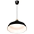 Ranarp Suspension Light: Stylish Black Pendant 3D model small image 3