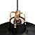 Ranarp Suspension Light: Stylish Black Pendant 3D model small image 4