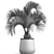 Exotic Metal Pot Plant Collection 3D model small image 7