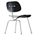 Scandinavian Inspired Vitra DCM Chair 3D model small image 4