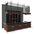 Rustic Loft Bar Design 3D model small image 1