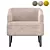 Aries Armchair - Modern Comfort for Your Home 3D model small image 5