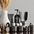 Elegant Bathroom Accessories Set 3D model small image 3