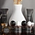 Elegant Bathroom Accessories Set 3D model small image 5