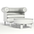 Minotti Mattia Seating System V02: Unique Design & Premium Materials 3D model small image 3