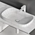 FIORA Sen 4 - Olmo Mercurio - Stylish Bathroom Vanity 3D model small image 4