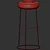 Stylish Corona Bar Stool 3D model small image 3