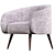 Yoisho Modern Armchair 3D model small image 1
