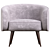 Yoisho Modern Armchair 3D model small image 2