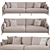Sleek and Stylish Le Marais Sofa 3D model small image 2
