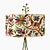 Handcrafted Otomi Floor Lamp 3D model small image 3