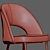 Classic Saarinen Dining Table Chair 3D model small image 5