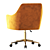 Frosted Velvet Office Chair: Adjustable Swivel 3D model small image 4