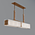 Urban Loft Trestle Linear Suspension 3D model small image 2