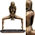 Sensual Bronze Nude Woman Statue 3D model small image 1