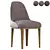 Coveted Dining Chair: Sleek and Stylish 3D model small image 1