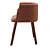 Modern Kelly Wearstler Acero Dining Chair 3D model small image 3