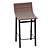 Industrial Loft Bar Stool 3D model small image 1