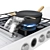 Title: Bora Pro: Versatile Professional Kitchen Appliance 3D model small image 2