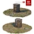 Detailed 3D Stump Model 3D model small image 1