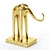 Golden Elephant Figurines 3D model small image 3