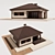 Cozy Cottage: Low-Poly House Model 3D model small image 3