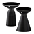 Modern Coral Side Table: Sleek & Stylish 3D model small image 3