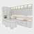 Modern White Kitchen 2015 3D model small image 7