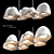 Elegant Illuminated Art: Sculptural Fixture 3D model small image 1