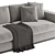 Luxurious Minotti Hamilton Sofa: Premium 3-Seater 3D model small image 4
