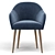 Elegant Lili Dining Chair: Stylish, Comfortable, and Versatile 3D model small image 3