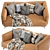 Italian Leather Sofa: Ditre Italia Lennox 3D model small image 4