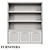 Nolan Oak Veneer Bookcase: Classic Style with Ample Storage 3D model small image 3