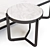 Mina Marble Coffee & Side Table Set 3D model small image 3