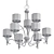 Elegant Bronze Chandelier - Ideal for Any Space 3D model small image 2