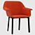 Sleek Porro Draped Chair 3D model small image 6