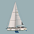 Amel 50: The Ultimate Blue Water Cruiser 3D model small image 1