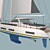 Amel 50: The Ultimate Blue Water Cruiser 3D model small image 2