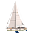 Amel 50: The Ultimate Blue Water Cruiser 3D model small image 8