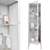 IKEA Baggebo Wardrobe: Stylish Storage with Glass Doors 3D model small image 2