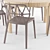 Connubia Atelier Table & Alchemia Chair Set 3D model small image 3