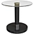 Elegant Glass Top Side Tables 3D model small image 2