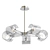 Freya FR5024PL-05GR: Elegant and Modern Pendant Chandelier 3D model small image 1