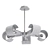Freya FR5024PL-05GR: Elegant and Modern Pendant Chandelier 3D model small image 2
