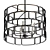 Becton Matte Black Pendant Light 3D model small image 1