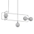 Sleek Ceiling Lamp: PARKER II 3D model small image 2