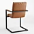 Luxury Leather Desk Chair 3D model small image 4