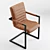 Luxury Leather Desk Chair 3D model small image 5